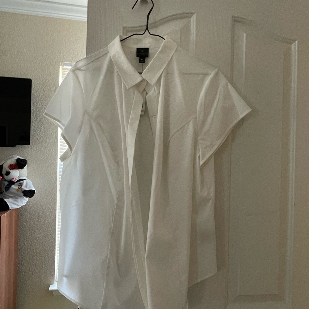 White Short Sleeve Women’s Shirt